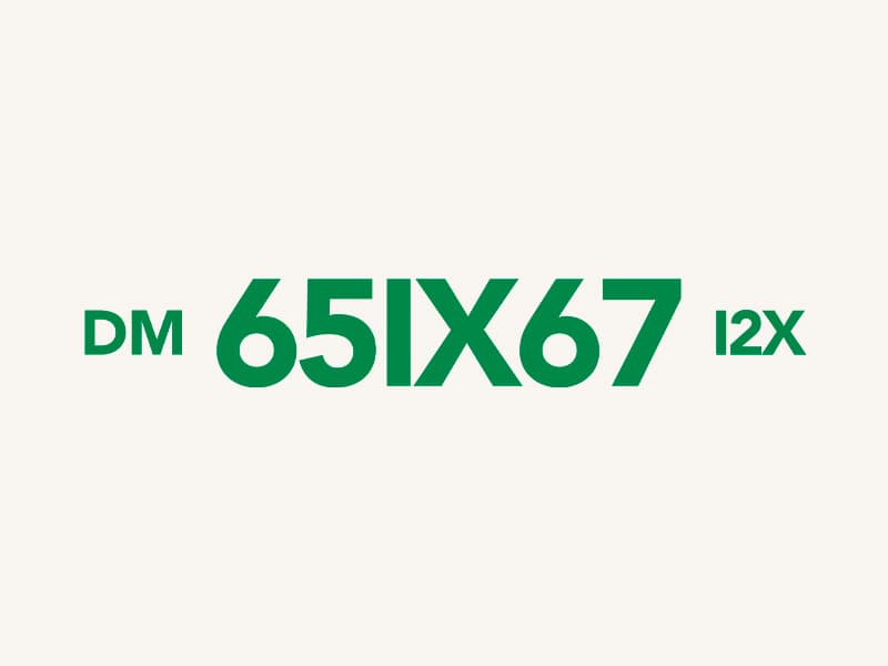DM 65IX67 I2X
